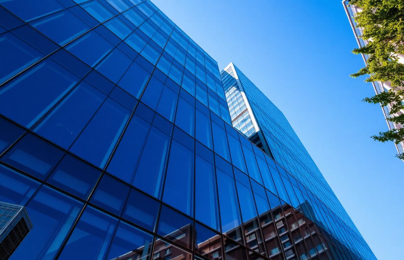 Modern corporate office building